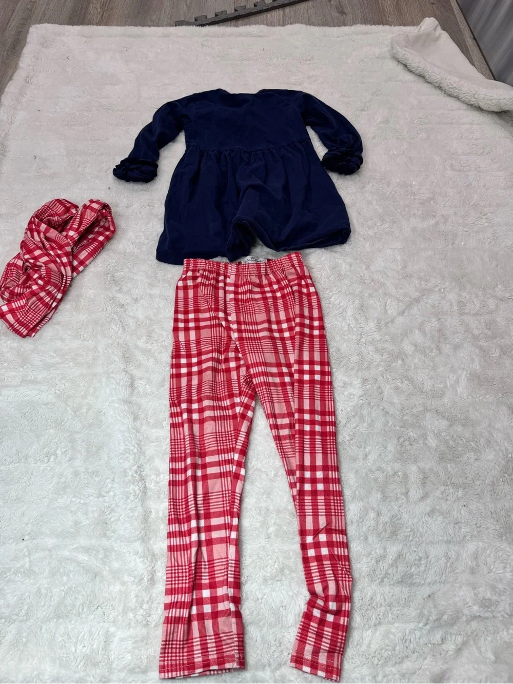 Marie Nicole Matching Outfit Flannel